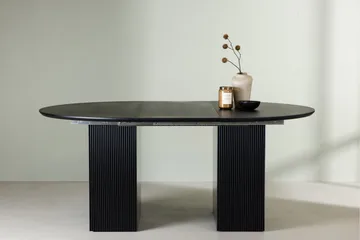 Spisebord Matilda spisebord, uttrekkbart 130/180 – svart / MDF med finér Black - Møbler - Bord - Spisebord & kjøkkenbord