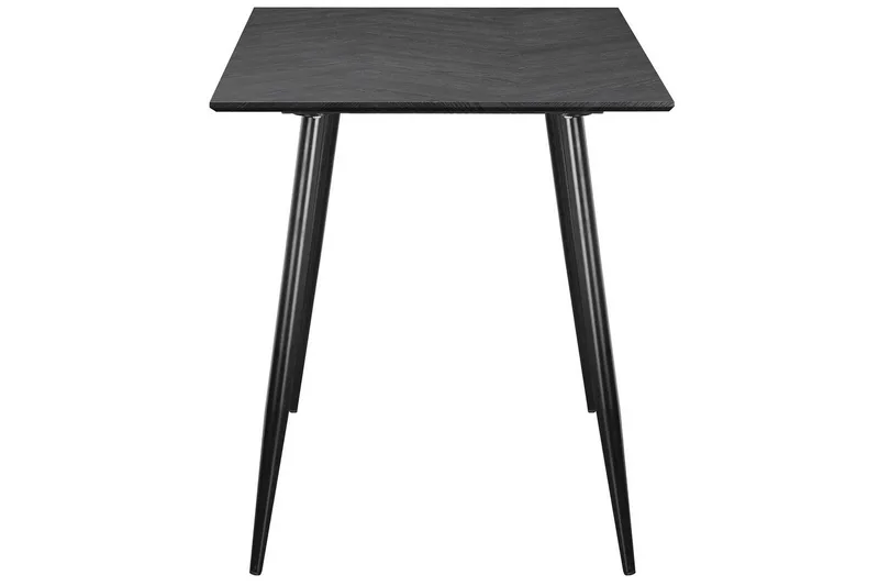 Spisebord Monza 120x80x76 cm, Fiskeben Gråeik/Svart - 120x80x76 cm, Fiskeben Gråeik/Svart - Møbler - Bord - Spisebord & kjøkkenbord