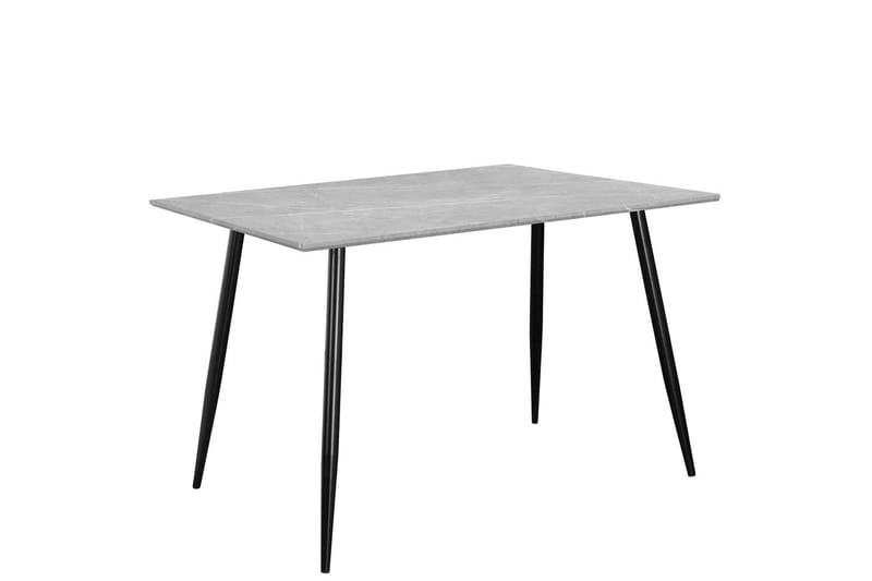 Spisebord Monza 120x80x76 cm, Stein/Svart - 120x80x76 cm, Stein/Svart - Møbler - Bord - Spisebord & kjøkkenbord