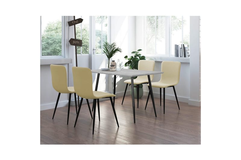 Spisebord Monza 120x80x76 cm, Stein/Svart - 120x80x76 cm, Stein/Svart - Møbler - Bord - Spisebord & kjøkkenbord