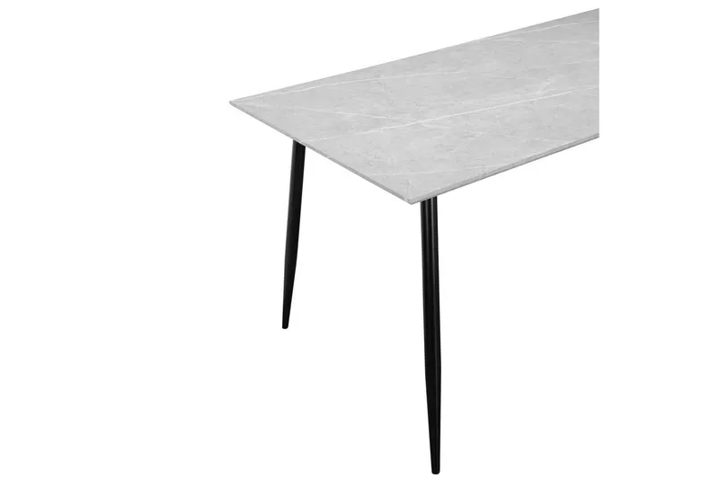 Spisebord Monza 160x90x76 cm, Stein/Svart - 160x90x76 cm, Stein/Svart - Møbler - Bord - Spisebord & kjøkkenbord