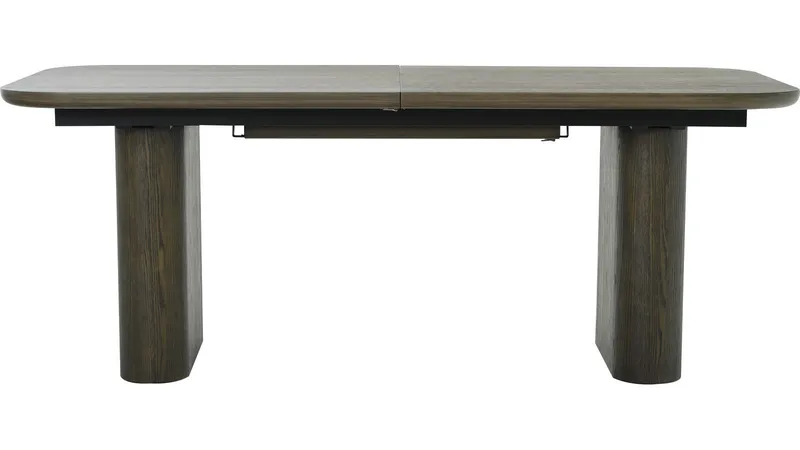 Spisebord NFG Aldon 200x100 + 80 cm Brun Med tilläggsskiva - Brun - Møbler - Bord - Spisebord & kjøkkenbord