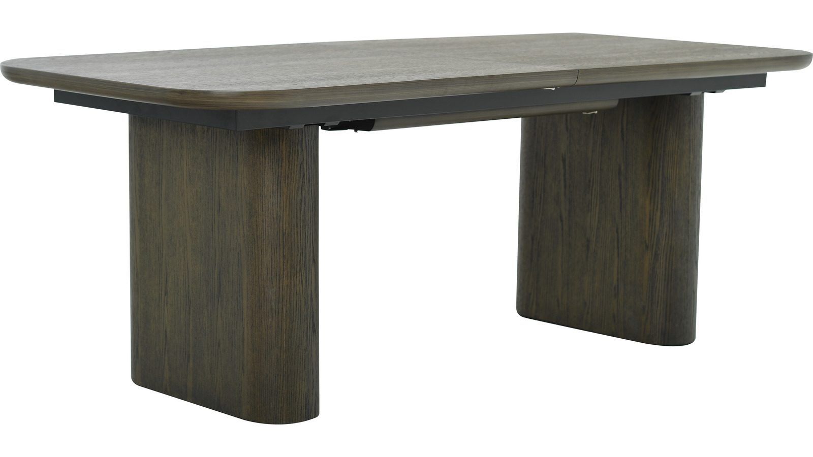 Spisebord NFG Aldon 200x100 + 80 cm Brun Med tilläggsskiva - Brun