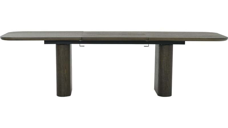 Spisebord NFG Aldon 200x100 + 80 cm Brun Med tilläggsskiva - Brun - Møbler - Bord - Spisebord & kjøkkenbord
