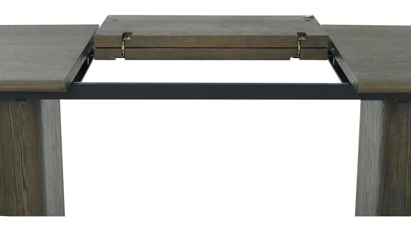 Spisebord NFG Aldon 200x100 + 80 cm Brun Med tilläggsskiva - Brun - Møbler - Bord - Spisebord & kjøkkenbord