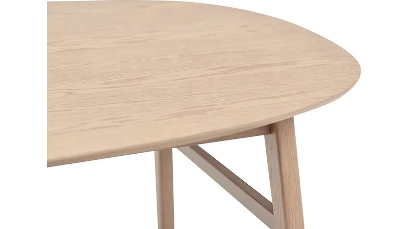 Spisebord NFG Karmöy 205-305x105 cm Vitpigmenterat Med 2 tillägg 205x105 cm - Hvitpigmentert - Møbler - Bord - Spisebord & kjøkkenbord