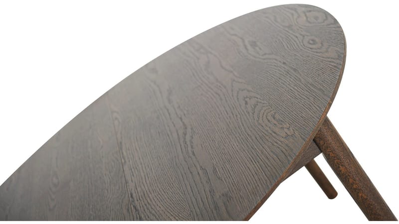 Spisebord Nordal 130+50+50 cm - Brunlakkert - Møbler - Bord - Spisebord & kjøkkenbord