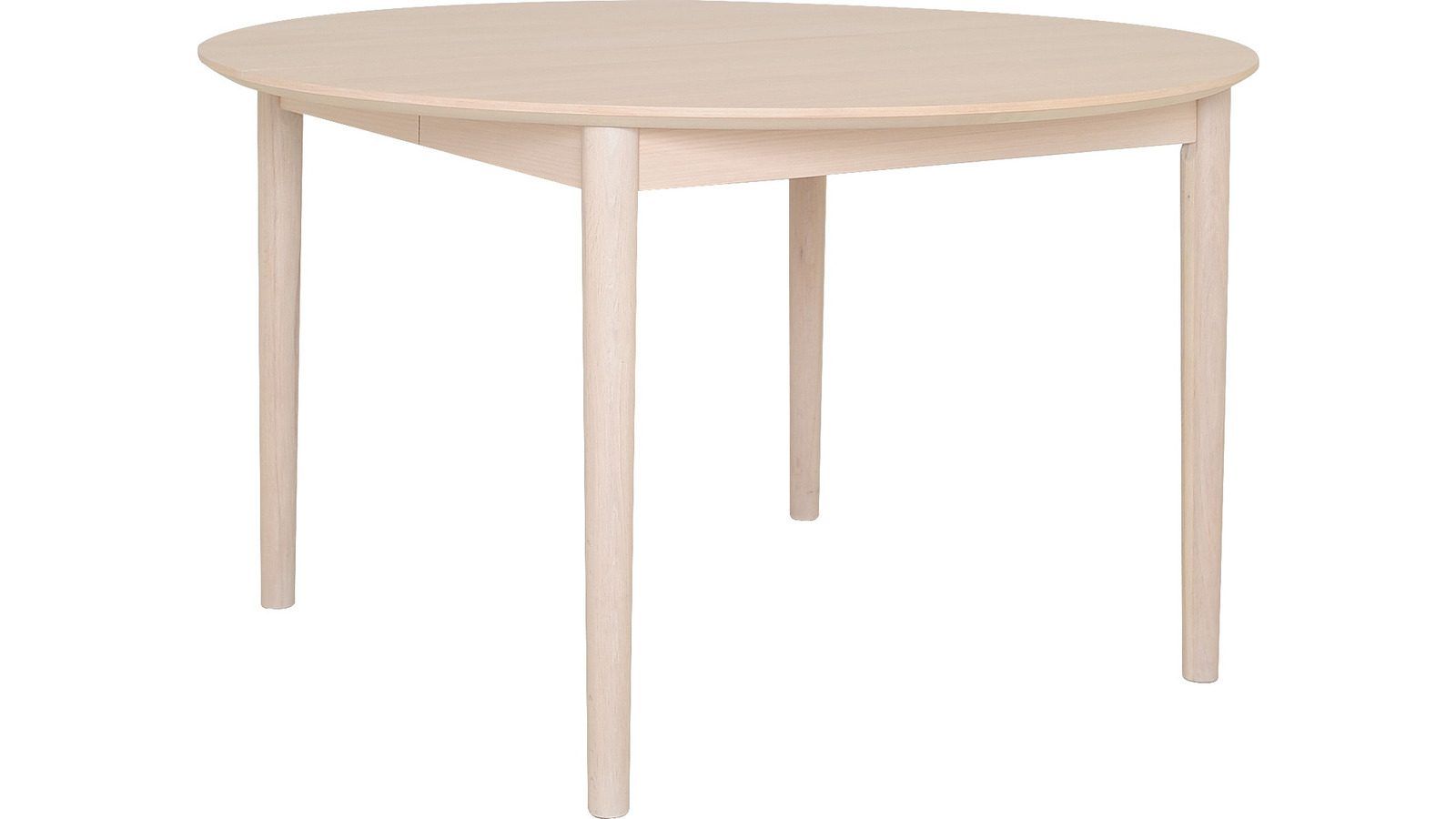 Spisebord Nordal 130+50+50 cm - Hvitpigmentert