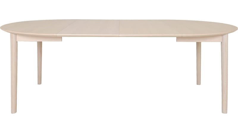 Spisebord Nordal 130+50+50 cm - Hvitpigmentert - Møbler - Bord - Spisebord & kjøkkenbord