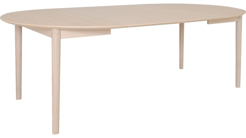 Spisebord Nordal 130+50+50 cm - Hvitpigmentert - Møbler - Bord - Spisebord & kjøkkenbord
