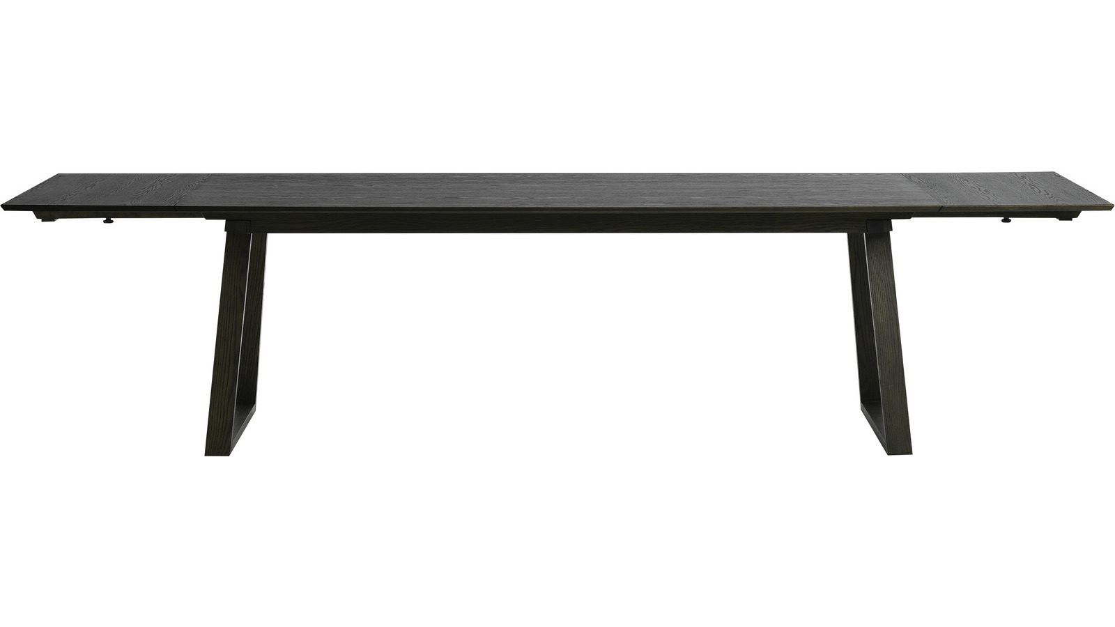 Spisebord Norvik 220+50+50 cm - Brunlakkert Eik
