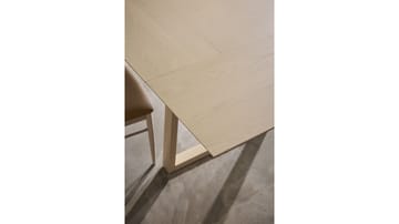 Spisebord Norvik 220+50+50 cm - Hvitpigmentert Eik - Møbler - Bord - Spisebord & kjøkkenbord