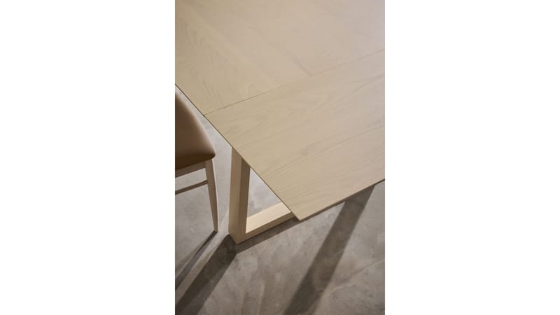 Spisebord Norvik 220+50+50 cm - Hvitpigmentert Eik - Møbler - Bord - Spisebord & kjøkkenbord