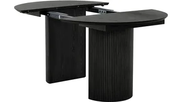 Spisebord Odmark 105 cm - Svartlakkert Ask - Møbler - Bord - Spisebord & kjøkkenbord