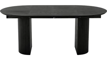 Spisebord Odmark 105 cm - Svartlakkert Ask - Møbler - Bord - Spisebord & kjøkkenbord