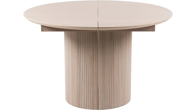 Spisebord Odmark 120 cm, Hvitpigmentert Eik