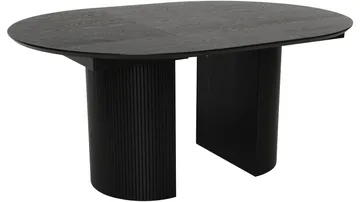Spisebord Odmark 120 cm - Svartlakkert ask - Møbler - Bord - Spisebord & kjøkkenbord