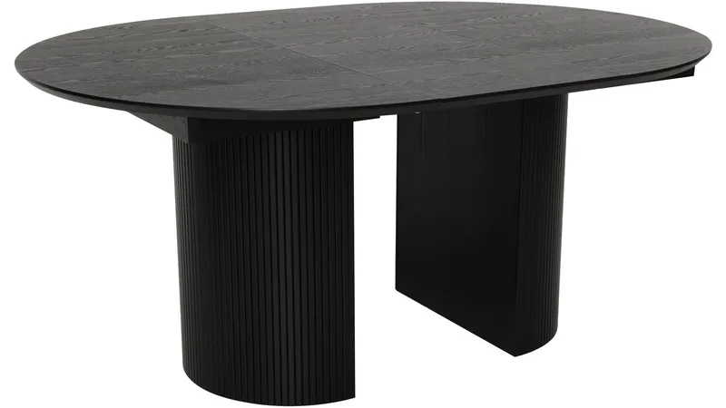 Spisebord Odmark 120 cm - Svartlakkert ask - Møbler - Bord - Spisebord & kjøkkenbord