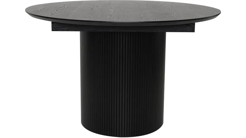 Spisebord Odmark 120 cm, Svartlakkert ask
