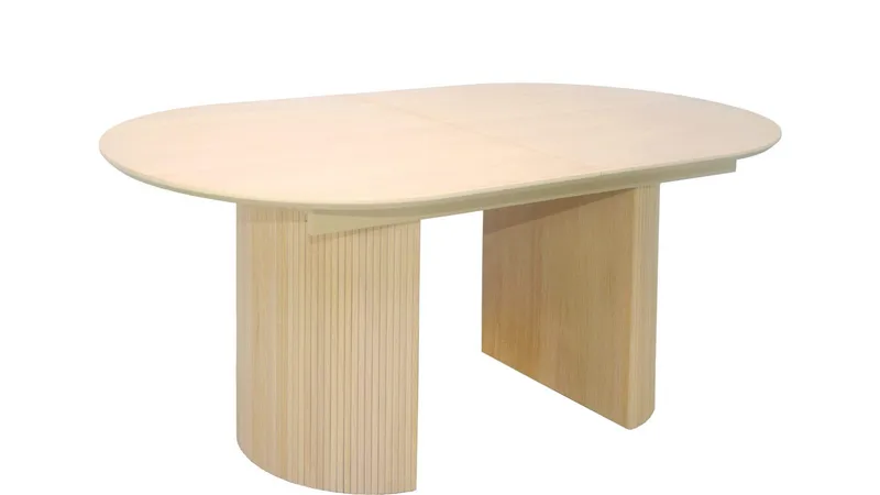Spisebord Otaki 180 cm Butterfly, Hvitpigmentert eik