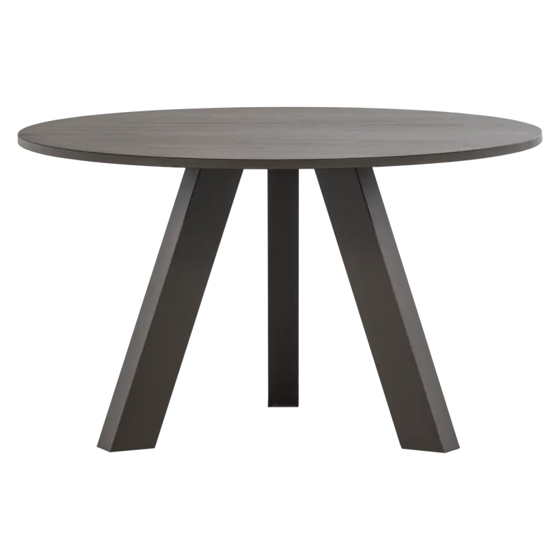 Spisebord Rhonda 129 cm rundt, Mellombrun