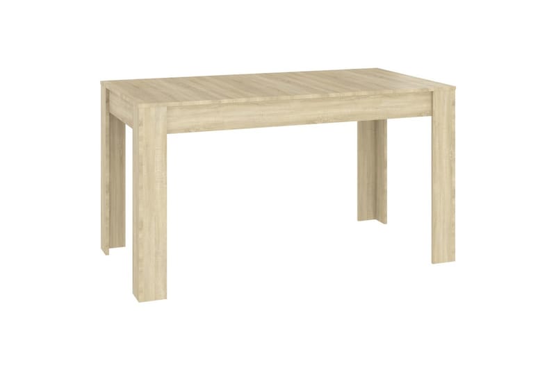 Spisebord sonoma eik 140x74,5x76 cm sponplate - Brun - Møbler - Bord - Spisebord & kjøkkenbord