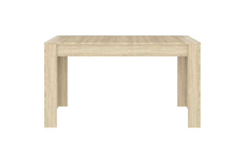 Spisebord sonoma eik 140x74,5x76 cm sponplate - Brun - Møbler - Bord - Spisebord & kjøkkenbord