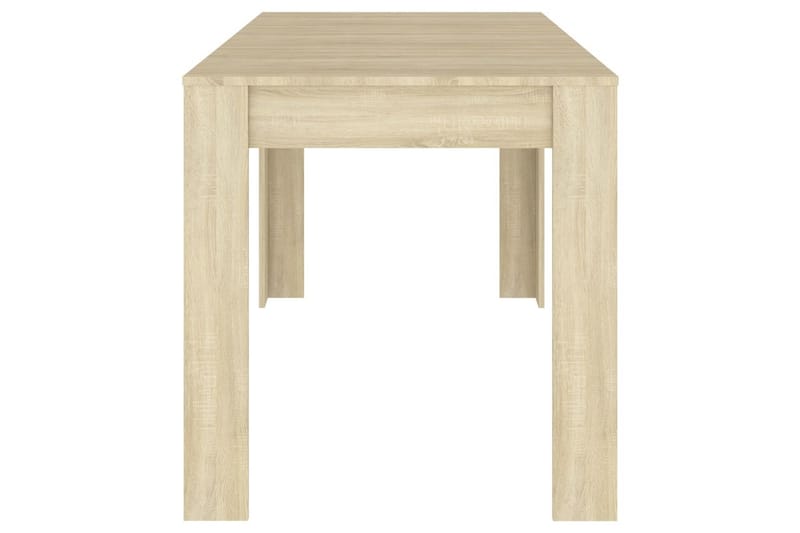 Spisebord sonoma eik 140x74,5x76 cm sponplate - Brun - Møbler - Bord - Spisebord & kjøkkenbord