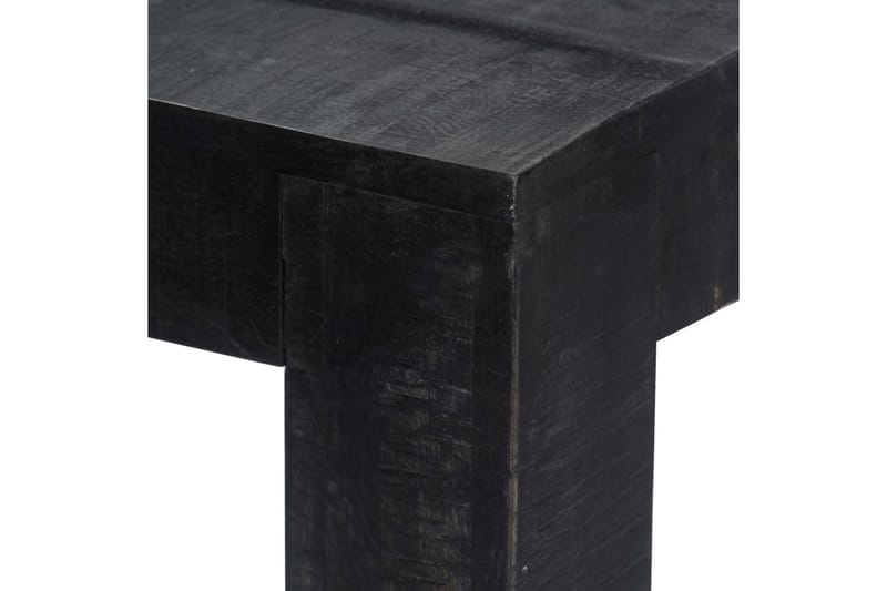 Spisebord svart 118x60x76 cm heltre mango - Spisebord & kjøkkenbord
