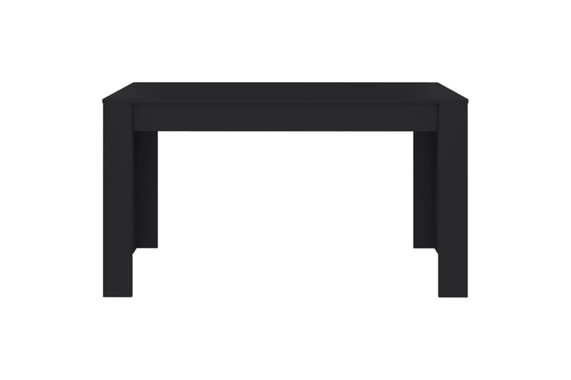 Spisebord svart 140x74,5x76 cm sponplate - Svart - Spisebord & kjøkkenbord