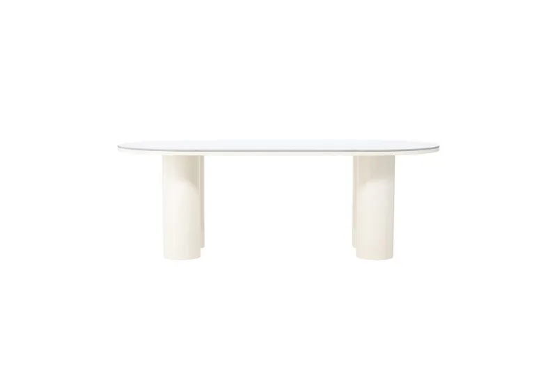 Spisebord VIND Havstenssund 110x220 cm Hvit, undefined