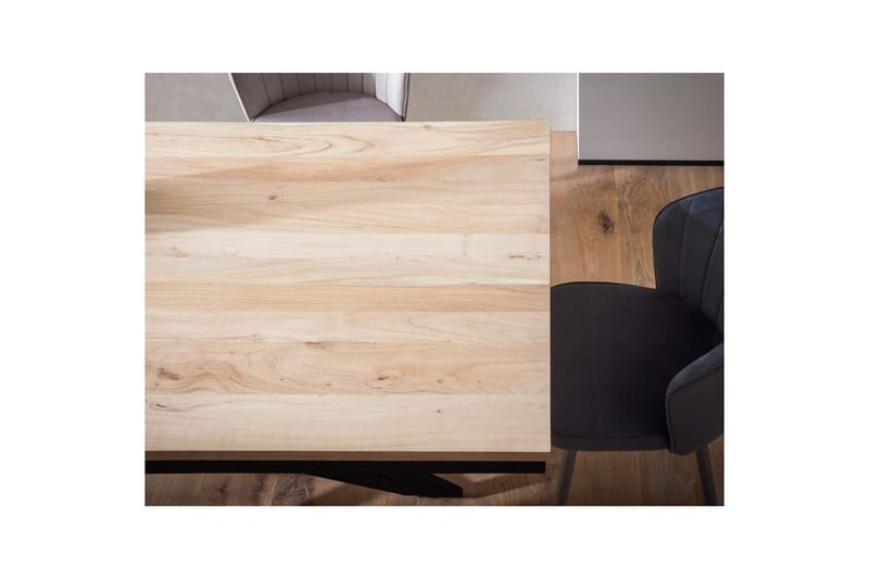 Spisebord Wohnling Heltre 200 cm Industriell Metallrammeutseende Base - Møbler - Bord - Spisebord & kjøkkenbord