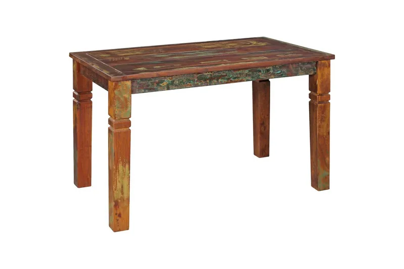 Spisebord Wohnling Massivt treverk landlig hus stil Resirkulert mangotre, 120x70 cm, Resirkulert mangotre, 120x70 cm