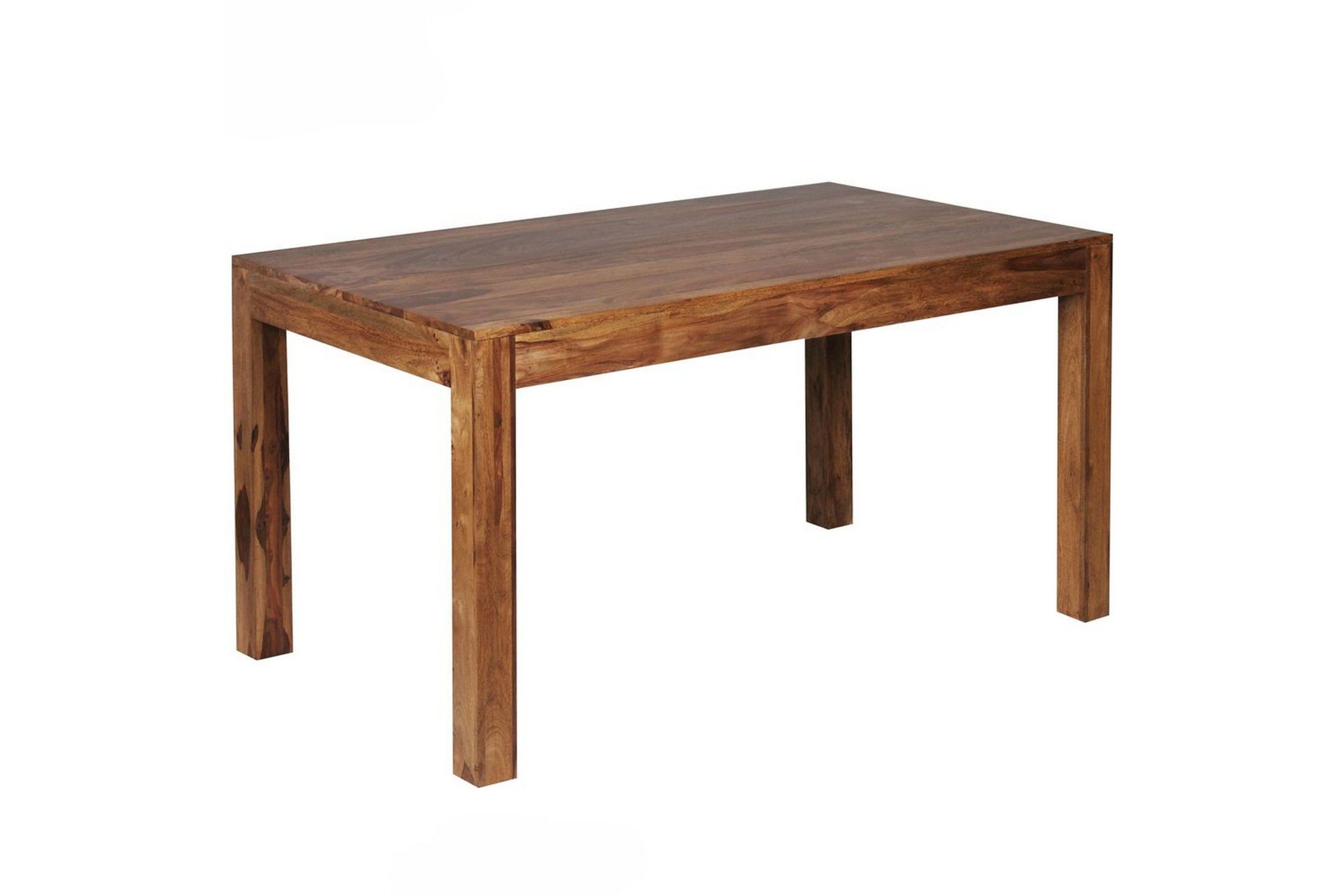 Spisebord Wohnling Massivt treverk landlig hus stil Rosentre, 160x80 cm - Rosentre, 160x80 cm