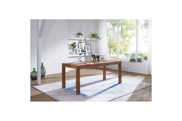 Spisebord Wohnling Massivt treverk landlig hus stil Rosentre, 160x80 cm - Rosentre, 160x80 cm - Møbler - Bord - Spisebord & kjøkkenbord