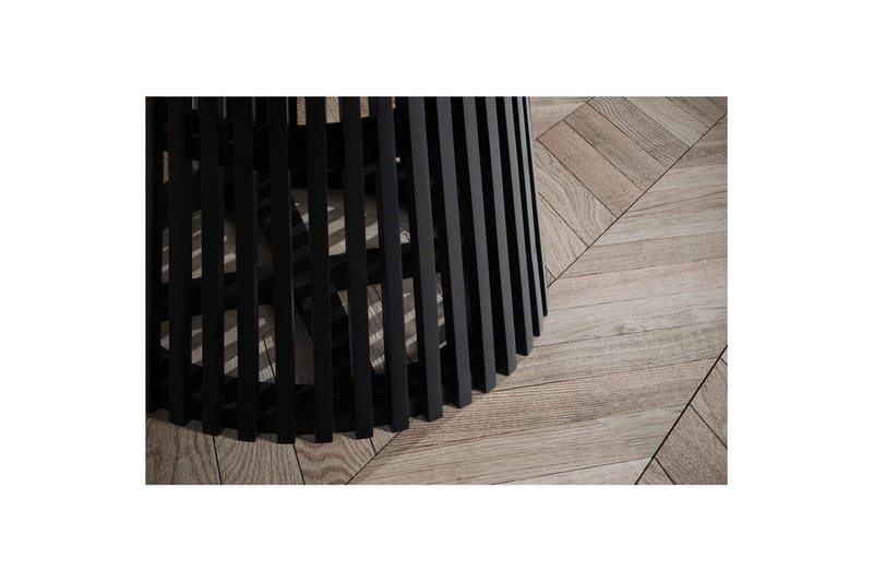 Spisebord Wohnling Rund 120 cm heltre loftstil - Møbler - Bord - Spisebord & kjøkkenbord