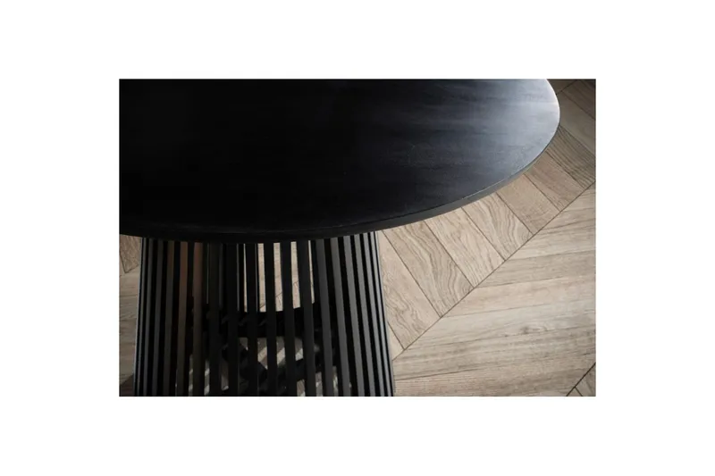 Spisebord Wohnling Rund 120 cm heltre loftstil - Møbler - Bord - Spisebord & kjøkkenbord