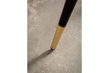 Spisebord Wohnling Rund 75 cm marmorlignende moderne med gulltippede ben Marmor, Hvit - Møbler - Bord - Spisebord & kjøkkenbord