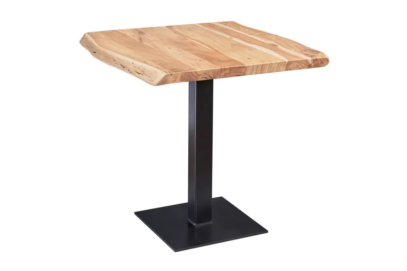 Spisebord Wohnling Trekanter i massiv tre med massive metallben Industriell, undefined