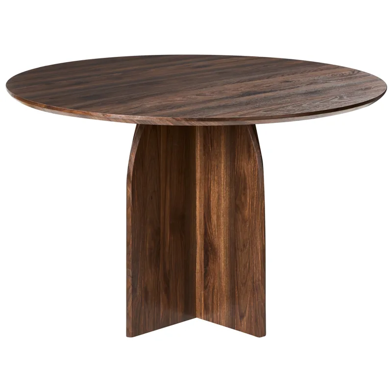 Spisebord Yarra 120 cm, Mørkebrun
