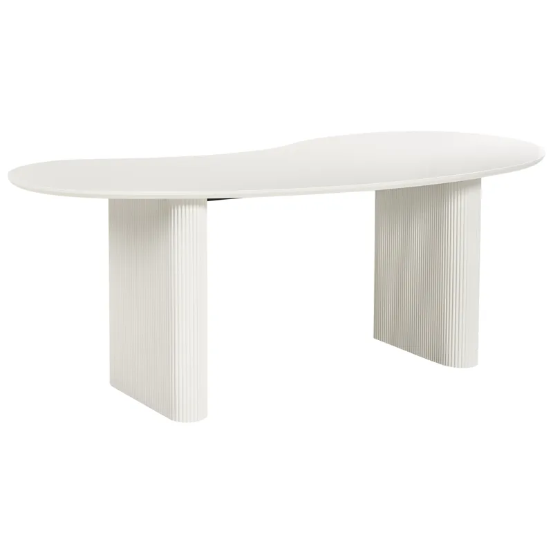 Spisebord Peery 198 cm - Hvit - Møbler - Bord - Spisebord & kjøkkenbord