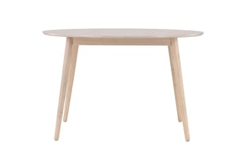 Spisebord Peach Flora spisebord ø120 – whitewash / finér Whitewash - Møbler - Bord - Spisebord & kjøkkenbord