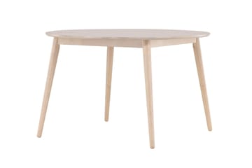 Spisebord Peach Flora spisebord ø120 – whitewash / finér Whitewash - Møbler - Bord - Spisebord & kjøkkenbord