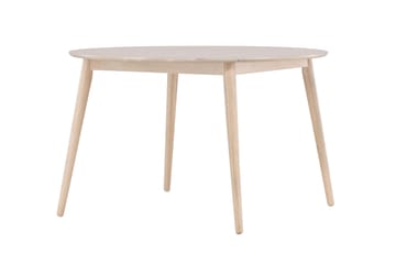 Spisebord Peach Flora spisebord ø120 – whitewash / finér Whitewash - Møbler - Bord - Spisebord & kjøkkenbord
