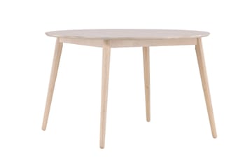 Spisebord Peach Flora spisebord ø120 – whitewash / finér Whitewash - Møbler - Bord - Spisebord & kjøkkenbord