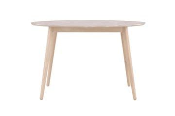 Spisebord Peach Flora spisebord ø120 – whitewash / finér Whitewash - Møbler - Bord - Spisebord & kjøkkenbord