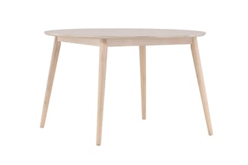Spisebord Peach Flora spisebord ø120 – whitewash / finér Whitewash - Møbler - Bord - Spisebord & kjøkkenbord