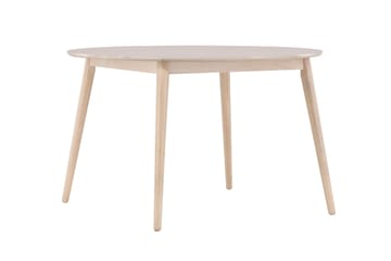 Spisebord Peach Flora spisebord ø120 – whitewash / finér Whitewash - Møbler - Bord - Spisebord & kjøkkenbord
