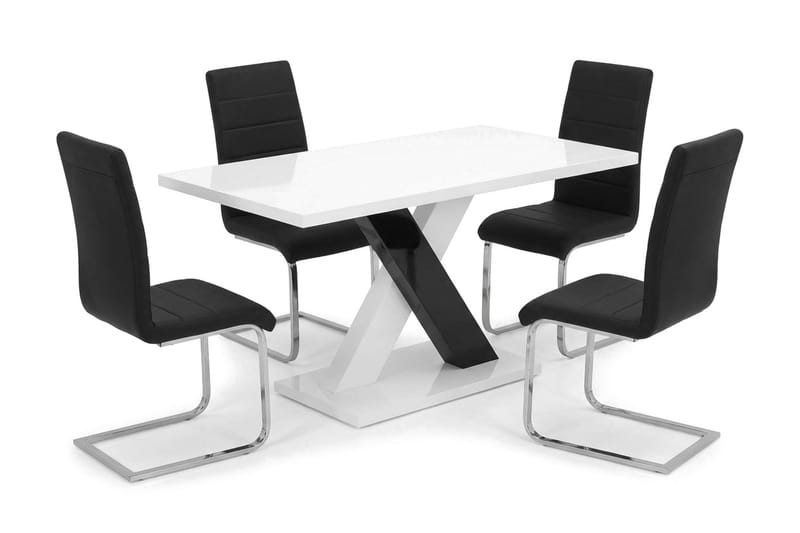 Spisegruppe Cesi 140 cm med 4 Cibus stoler - Møbler - Bord - Spisegrupper