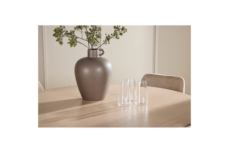 Spisegruppe Flora Rund 120 cm Hvit med 4 stk Night Stoler - Møbler - Bord - Spisegrupper